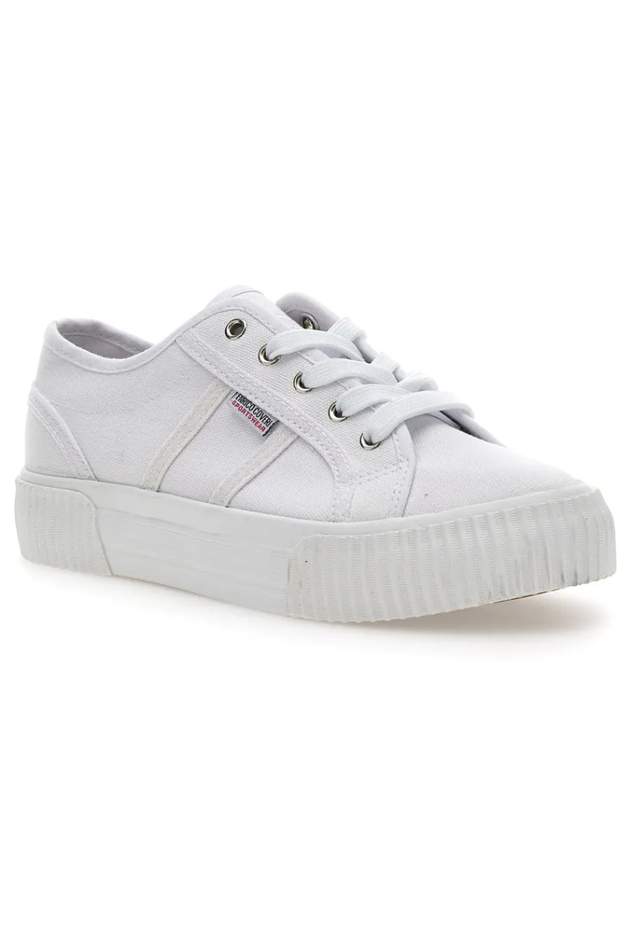 Sneakers California Canvas Bianche-COVERI Online