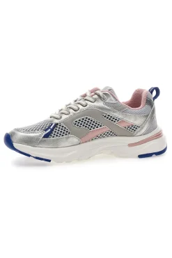 Sneakers da donna argento con inserti rosa e blu 8W25911-PITTARELLO CAPSULE Best