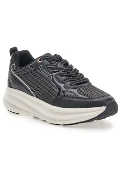 Sneakers da donna nere con inserti mesh Pittarello 8W25069-PITTARELLO CAPSULE Discount