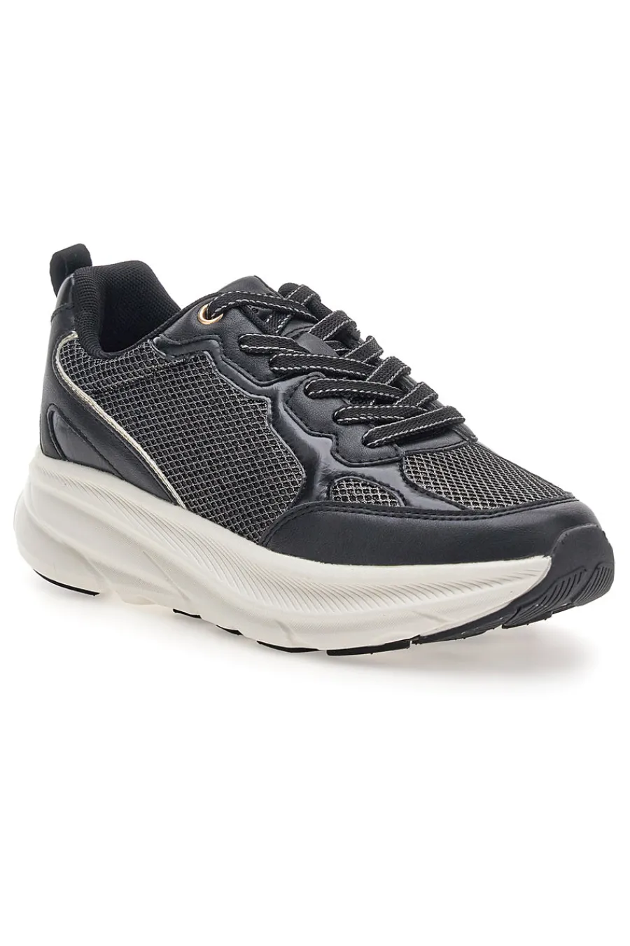 Sneakers da donna nere con inserti mesh Pittarello 8W25069-PITTARELLO CAPSULE Discount