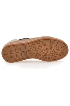 Sneakers Flatform Bianche con Dettagli Nerti Cafè Cost BKTZ3003-CAFE' COST Online
