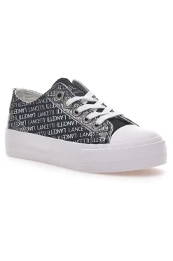 Sneakers Flatform 122 Nero-LANCETTI Outlet