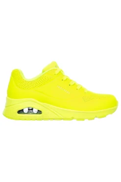 Sneakers Gialle con Air-Cooled Memory Foam Skech-Air Uno - Night Shades-SKECHERS New