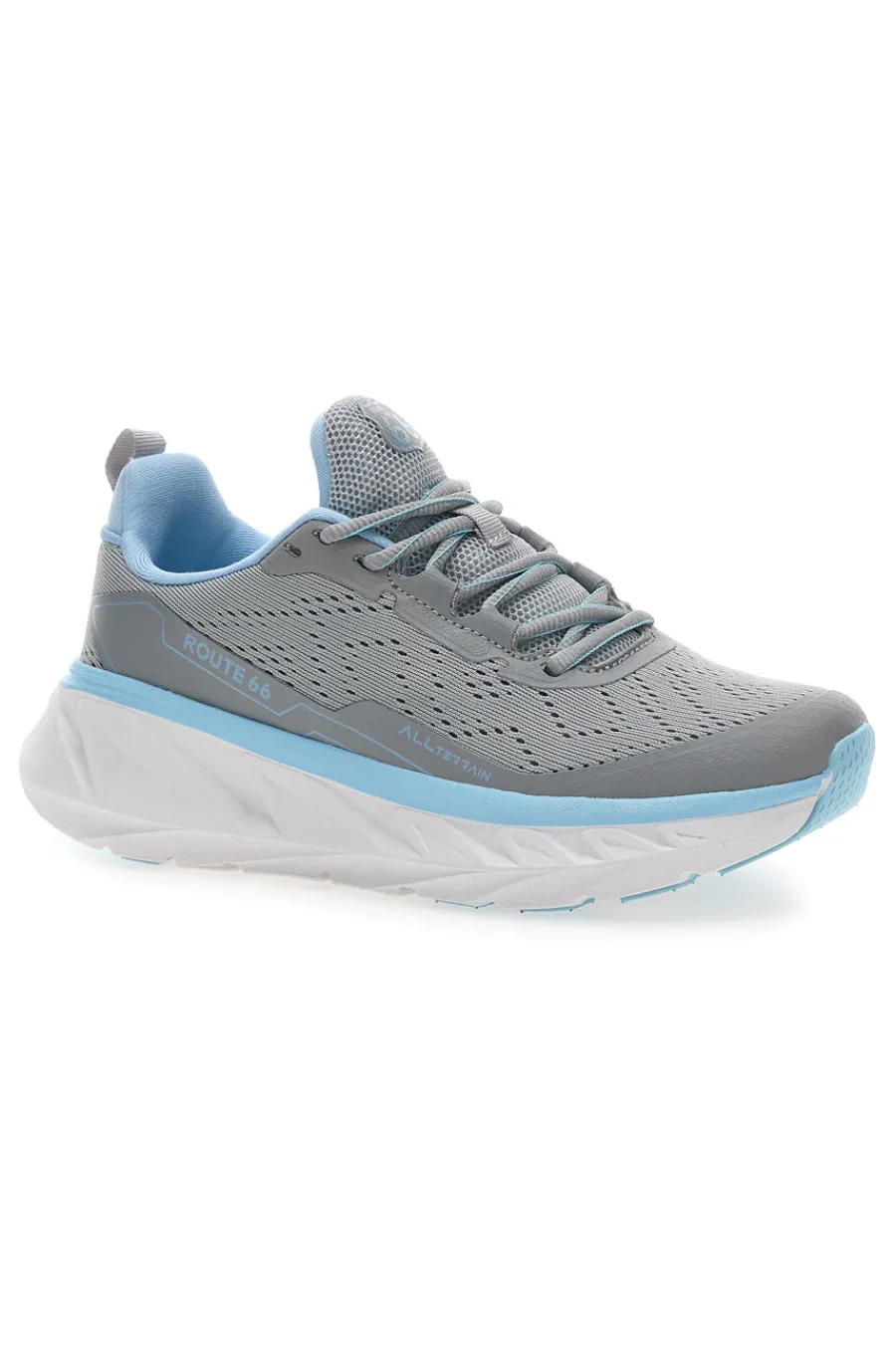 Sneakers grigie con dettagli azzurri RO51038D-ROUTE 66 Hot