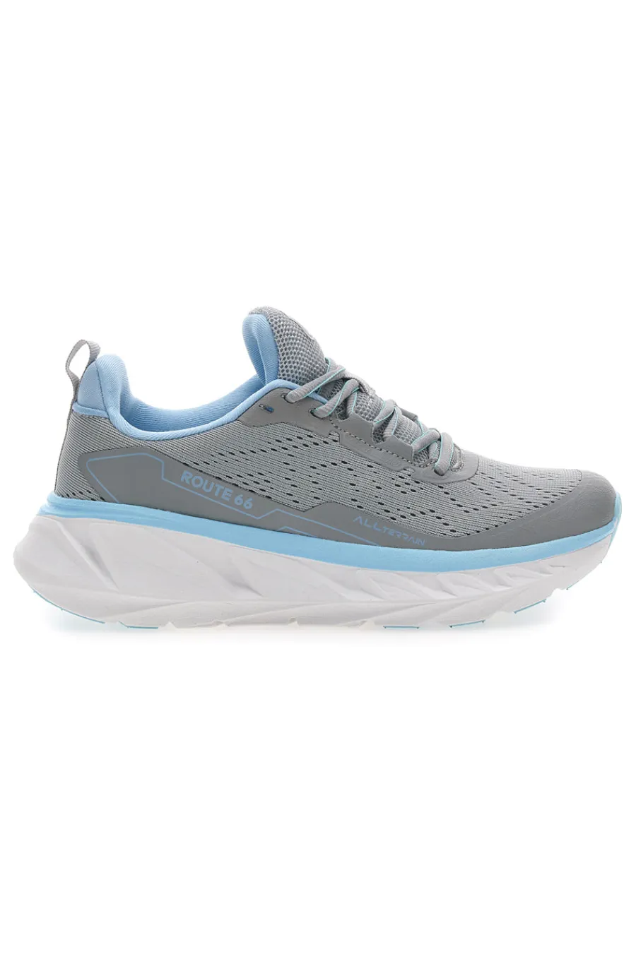 Sneakers grigie con dettagli azzurri RO51038D-ROUTE 66 Hot