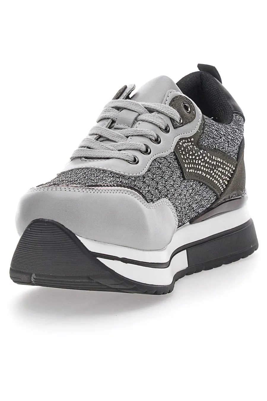 Sneakers Grigie Con Platform 23011-MISS PAPPALEA Discount