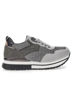 Sneakers Grigie Con Platform 23011-MISS PAPPALEA Discount