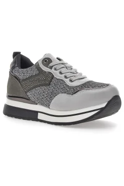 Sneakers Grigie Con Platform 23011-MISS PAPPALEA Discount