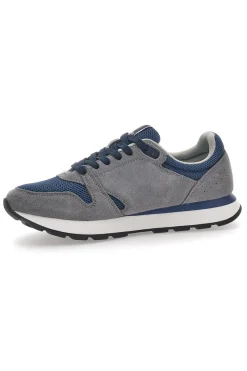 Sneakers Grigie e Blu Con Air Memory Foam Lotto Trainer Amf Msh