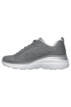 Sneakers grigie in mesh con memory foam Fashion fit bold boundaries-SKECHERS Best