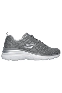 Sneakers grigie in mesh con memory foam Fashion fit bold boundaries-SKECHERS Best