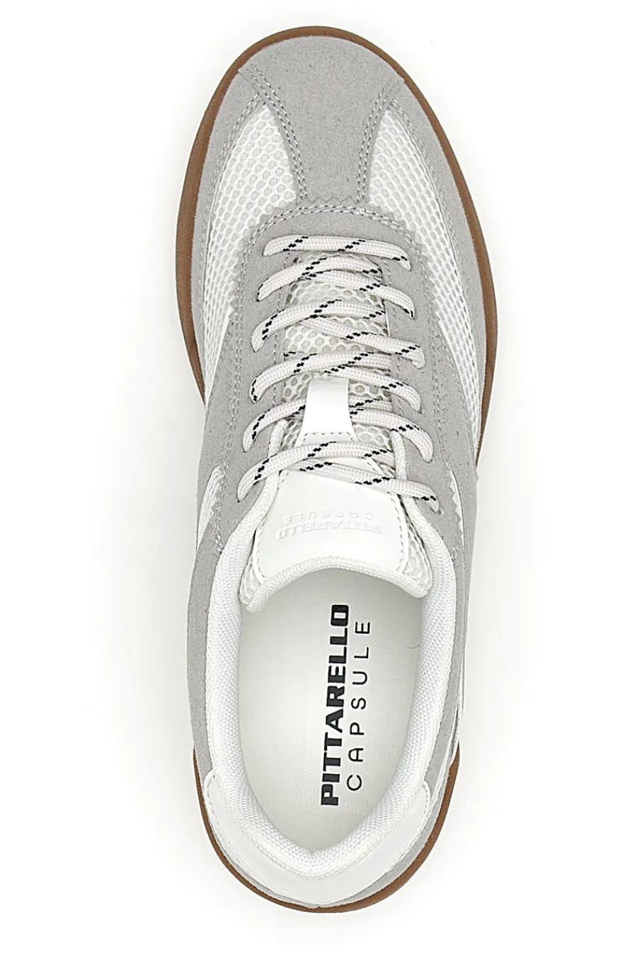 Sneakers grigie in pelle e mesh traspirante BT261049002-PITTARELLO CAPSULE Sale