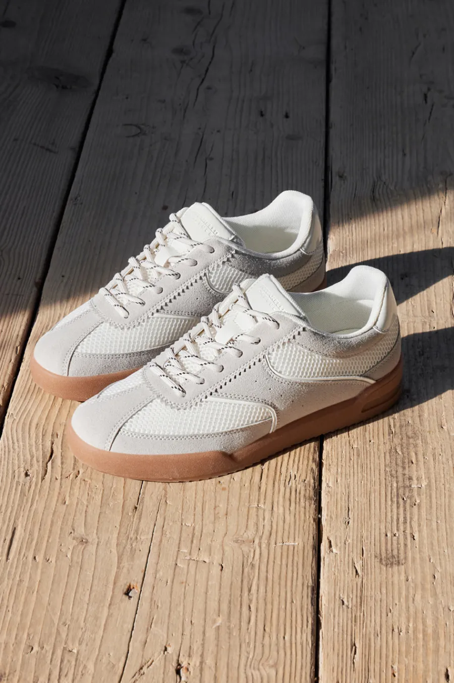 Sneakers grigie in pelle e mesh traspirante BT261049002-PITTARELLO CAPSULE Sale