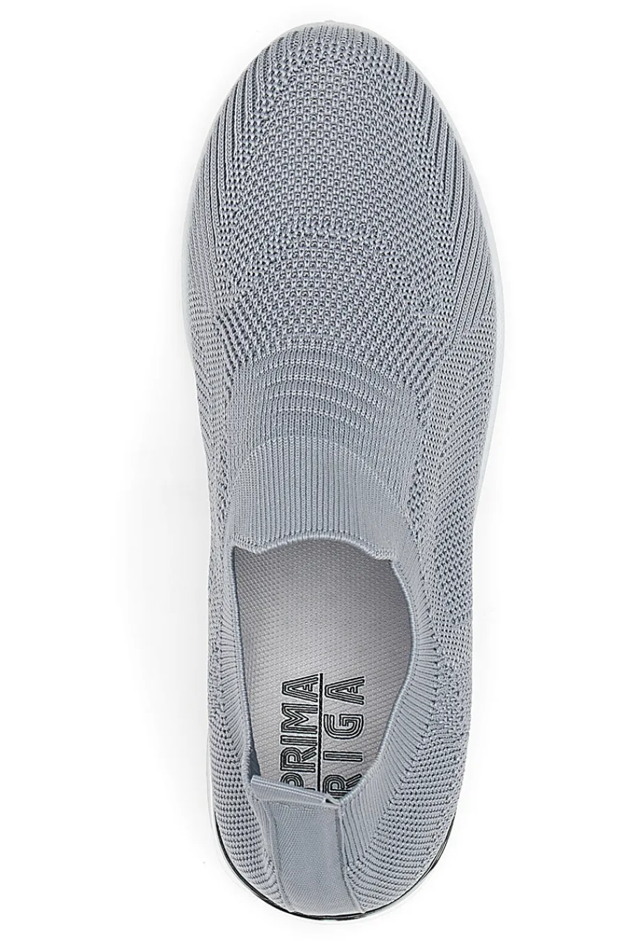Sneakers Grigie Slip-on Con Zeppa 432-PRIMA RIGA