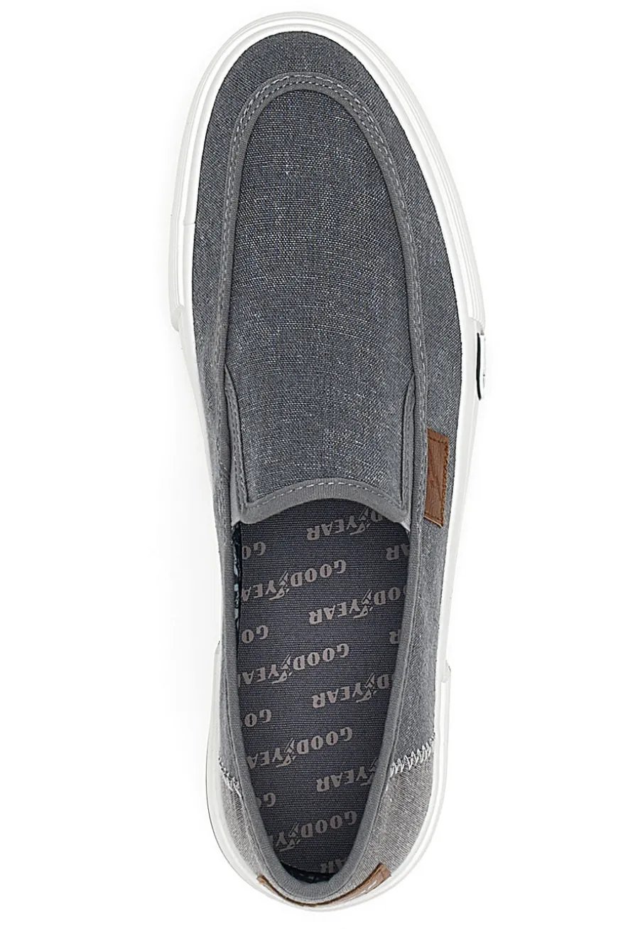 Sneakers Grigie Slip-On In Tela Goodyear 41037