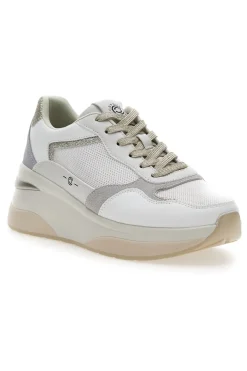 Sneakers Grigio e Bianco zeppa comfort in pelle Benny-PITTARELLO CAPSULE Online