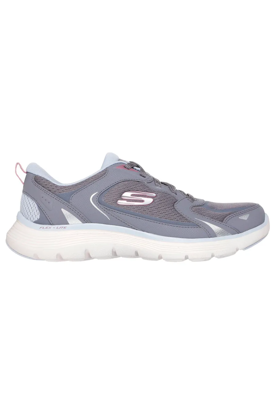 Sneakers grigio polvere in mesh con memory foam Flex Appeal 5.0 Retro Rush-SKECHERS Sale