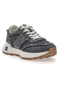 Sneakers in Denim Nere 7604-FREDDY Sale