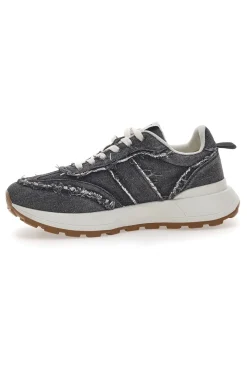 Sneakers in Denim Nere 7604-FREDDY Sale