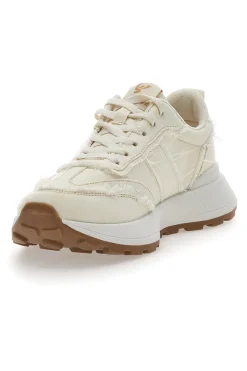 Sneakers in Denim Panna 7604-FREDDY Sale