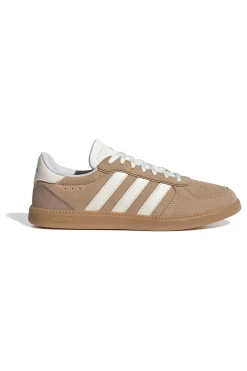 Sneakers in pelle beige con strisce bianche e dettagli traforati Breaknet Sleek-ADIDAS Online