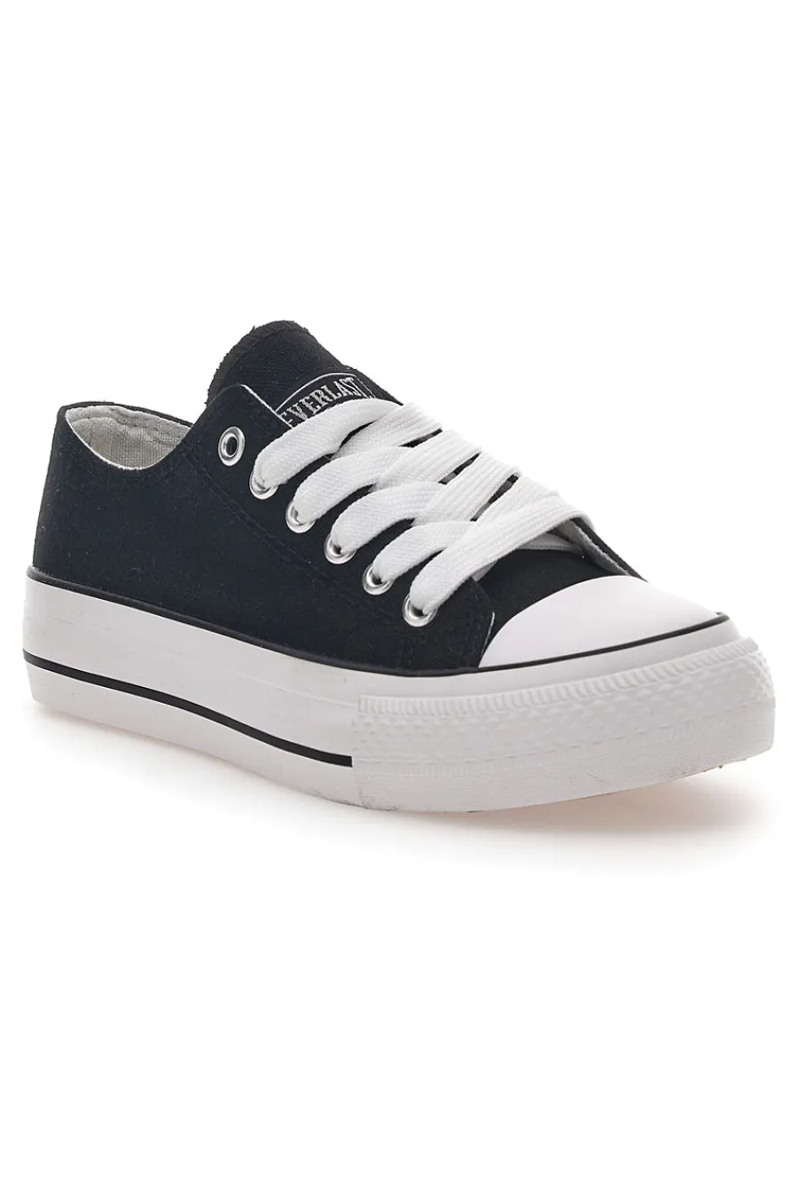 Sneakers in Tela da Donna Nere 2137-EVERLAST New