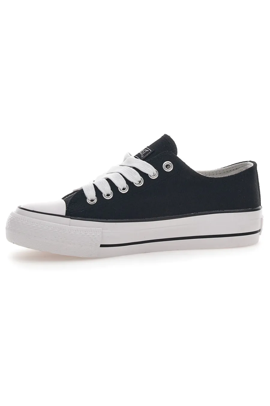 Sneakers in Tela da Donna Nere 2137-EVERLAST New
