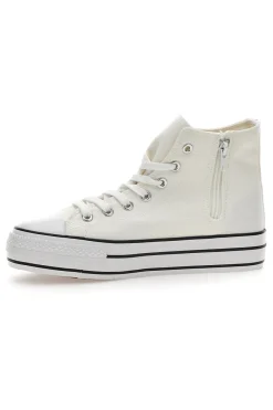 Sneakers In Tela 102 Bianche-ENERGY Hot