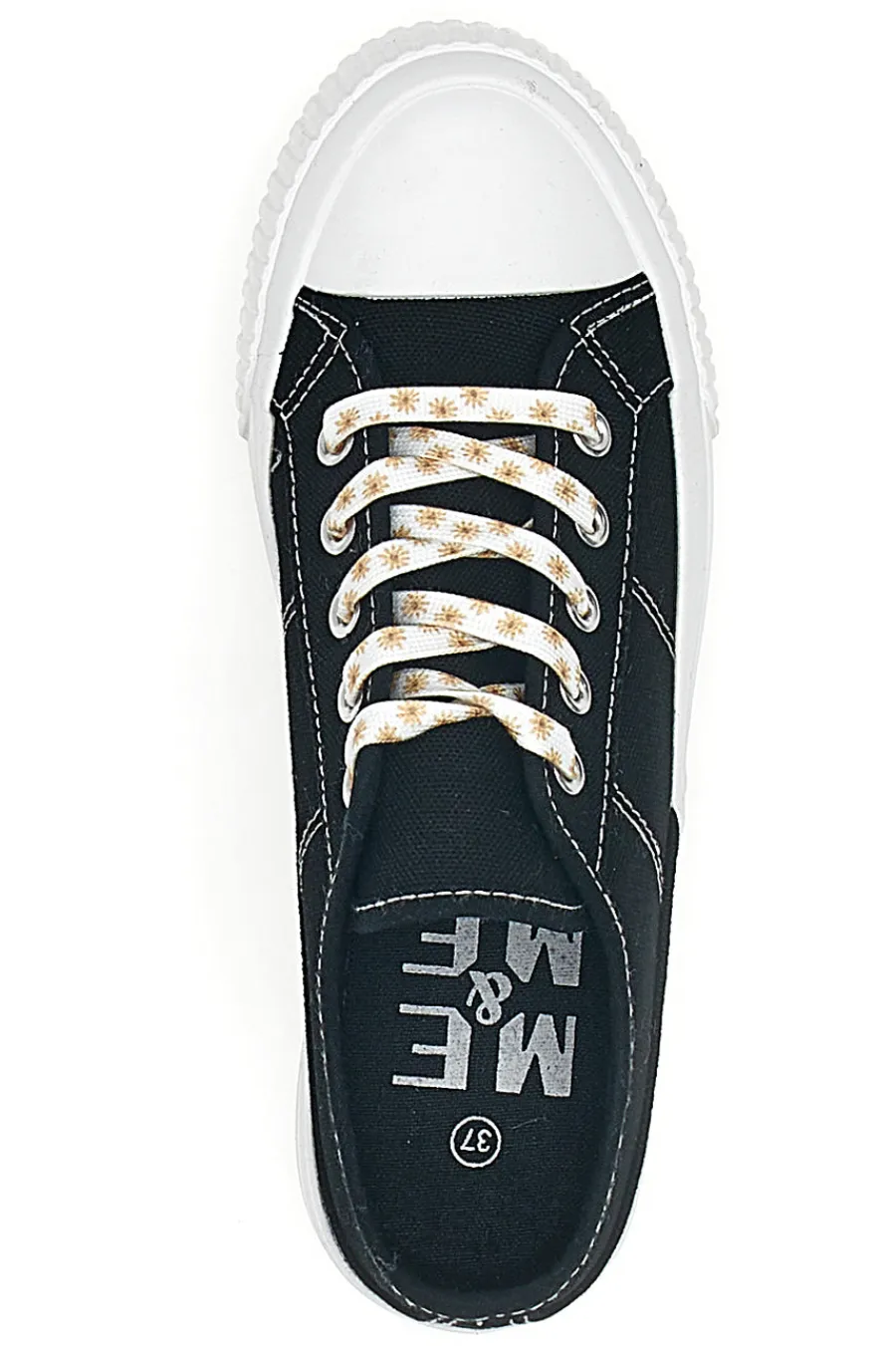 Sneakers in Tela Nere con Lacci Me & Me 1878-ME u0026 ME Hot