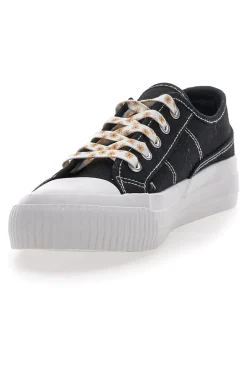 Sneakers in Tela Nere con Lacci Me & Me 1878-ME u0026 ME Hot
