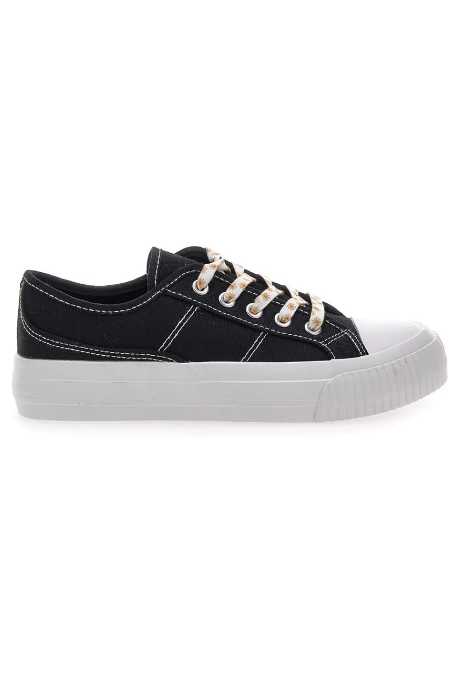Sneakers in Tela Nere con Lacci Me & Me 1878-ME u0026 ME Hot