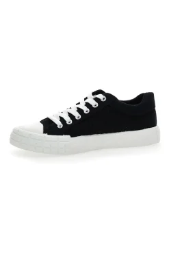 Sneakers in tela traforata 3581 Nera-GRAZIE Sale