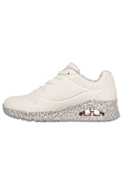 Sneakers leopardate con suola ad aria e lacci fissi UNO Safari Time-SKECHERS Online
