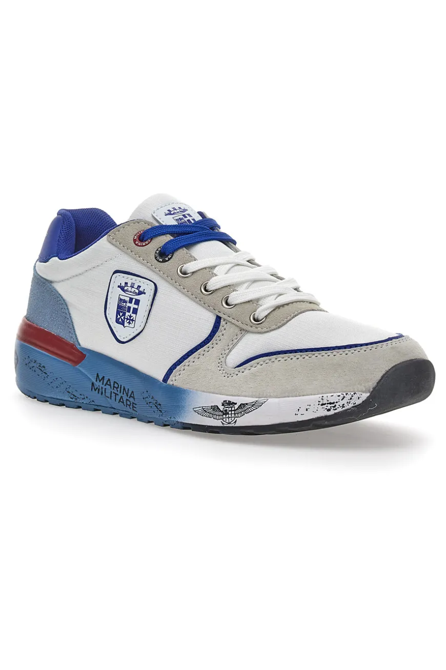Sneakers Marina Militare 2249 Bianche e Grigie