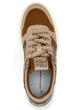 Sneakers Marroni Con Flatform Soprani Brescia-SOLO SOPRANI Online