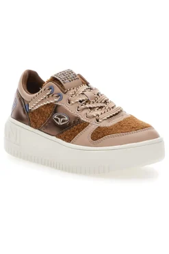 Sneakers Marroni Con Flatform Soprani Brescia-SOLO SOPRANI Online