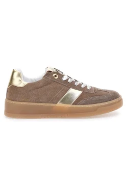 Sneakers marroni e platino in pelle con dettagli oro Grace Made in Italy-PITTARELLO CAPSULE Best