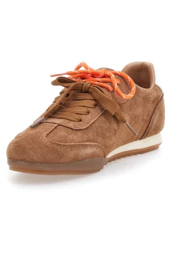 Sneakers marroni in vera pelle con doppi lacci BT251278010-PITTARELLO CAPSULE Discount