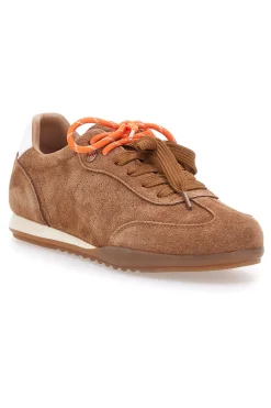 Sneakers marroni in vera pelle con doppi lacci BT251278010-PITTARELLO CAPSULE Discount