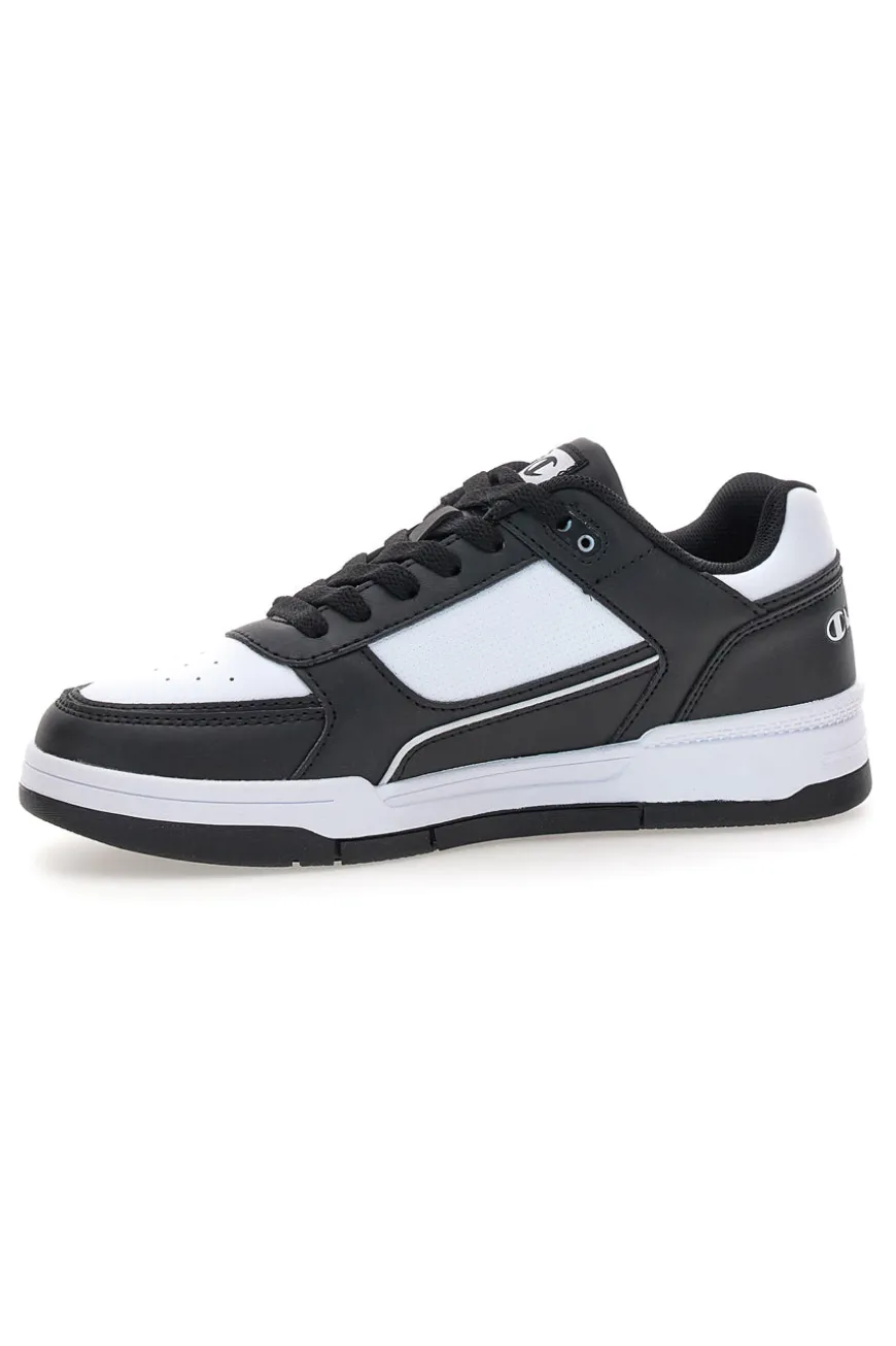 Sneakers mid bianche e nero con strappo Champion RD18 2 MID B PS