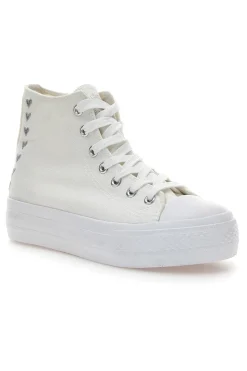 Sneakers Mid-Cut Bianche Con Platform 117-ENERGY Online