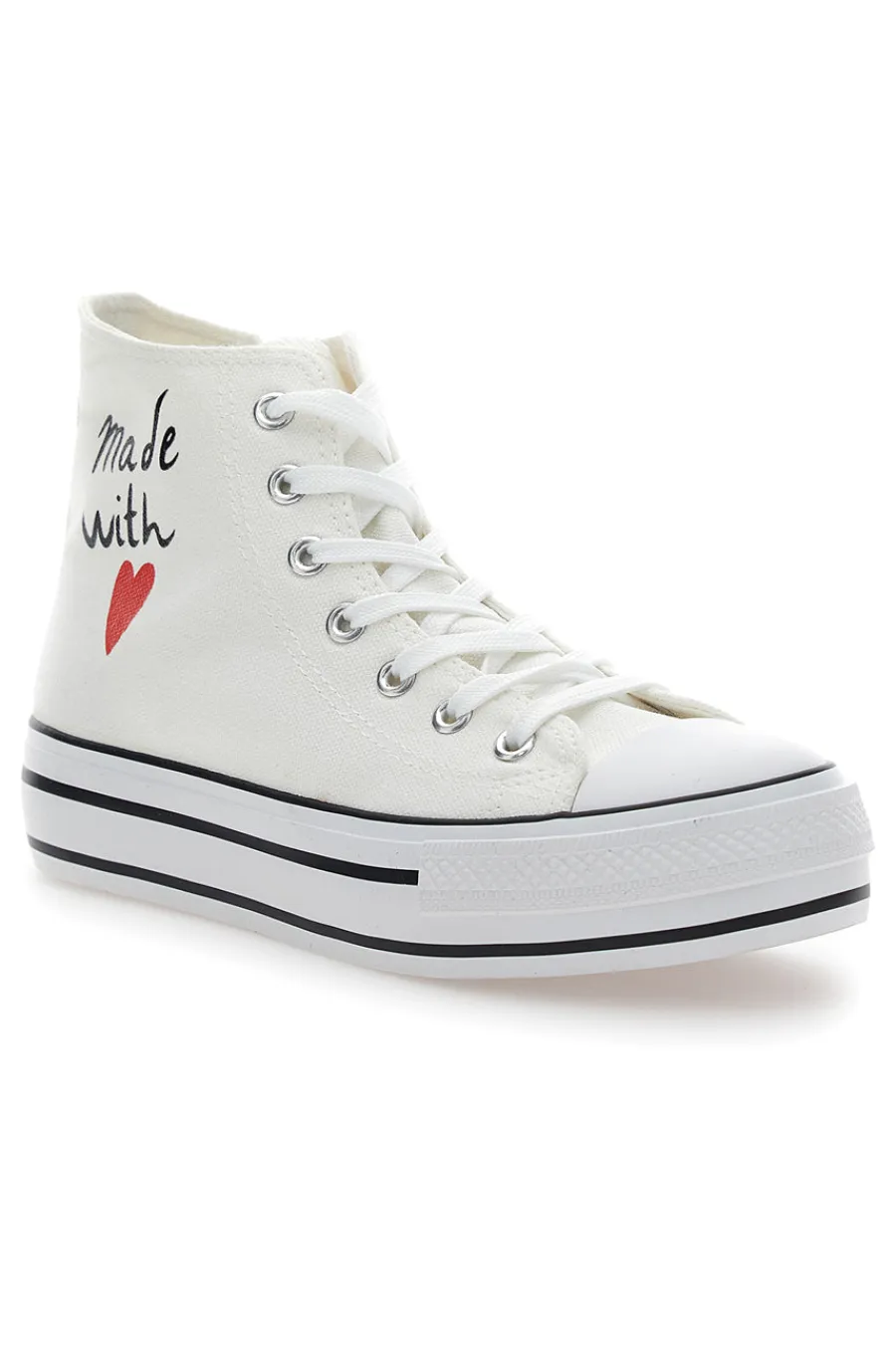 Sneakers Mid Cut Bianche 112-ENERGY Best