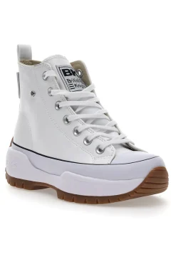 Sneakers Mid-Cut Kaya Mid Fly Bianche-BRITISH KNIGHTS New