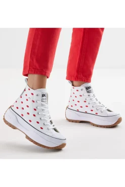 Sneakers Mid-Cut Kaya Mid Fly Bianche-BRITISH KNIGHTS New