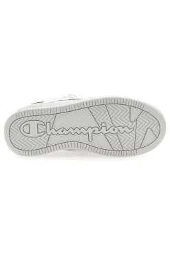 Sneakers Mid-Cut Foul Play Plat Mid Animalier Bianche-CHAMPION