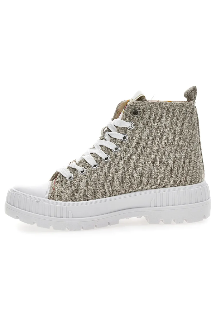 Sneakers Mid Cut Linen-COTTON BELT Outlet