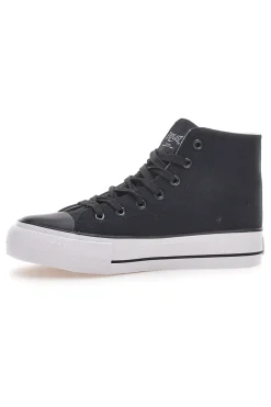 Sneakers Mid-cut 2302137H in tessuto nero-EVERLAST Outlet