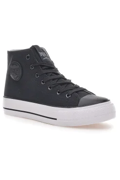 Sneakers Mid-cut 2302137H in tessuto nero-EVERLAST Outlet