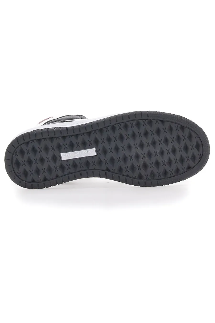 Sneakers Mid Cut Nere-Bianche Scottie-COTTON BELT Sale