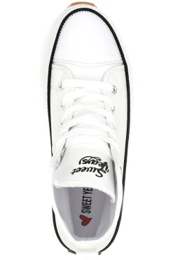 Sneakers Mid Cut 8291 Bianche-SWEET YEARS Online
